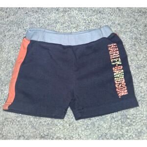 Vintage Harley Davidson baby shorts size 3/6 month